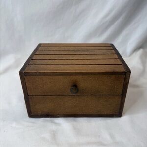 Vintage Foreside tea box caddy